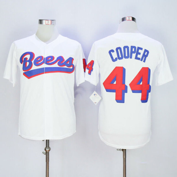 Baseballtröja för herr Vintage 1988 #44 Cooper-tröja S