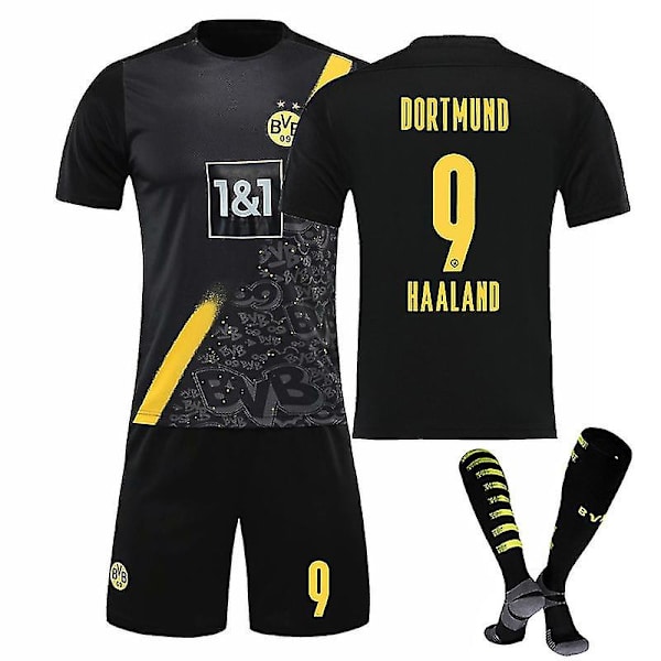 Ny säsong Borussia Dortmund #9 Haaland Shirt Kids & Youth Kit 16 kids
