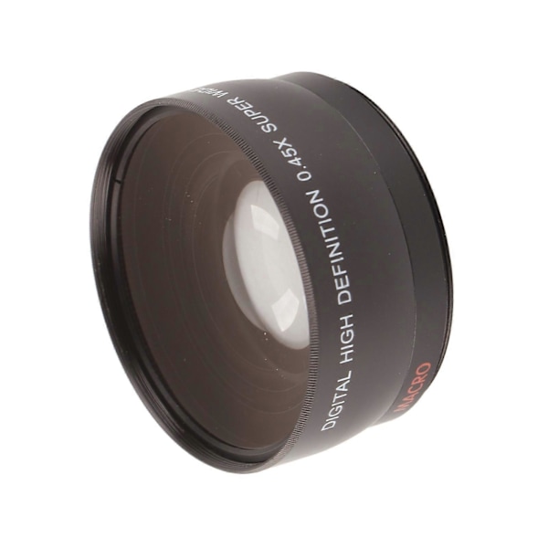 JSR1151 Avancerad 58MM 0.45X Vidvinkel Makroobjektiv Passar Alla Kameraobjektiv med 58MM Diameter