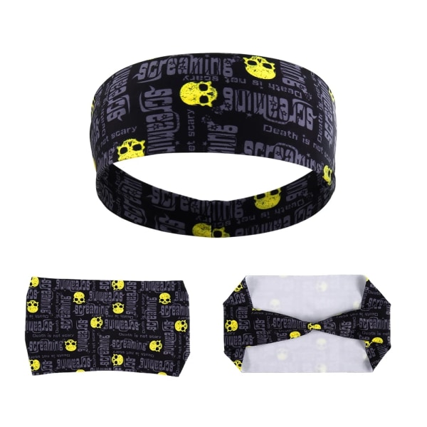 Gothic Skull Pannband Svettabsorberande bandage Sport Pannband style 12