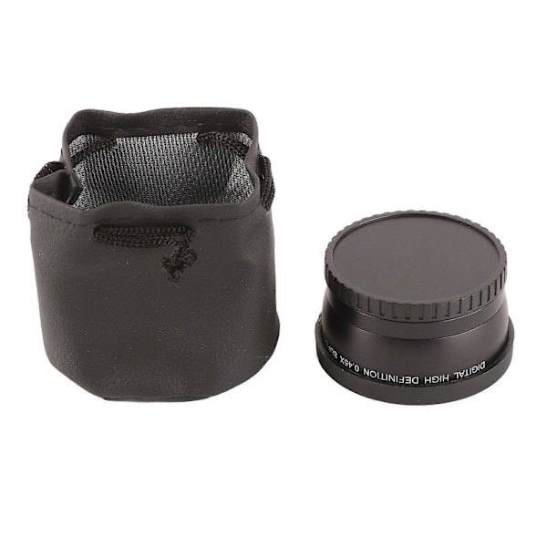 JSR1151 Avancerad 58MM 0.45X Vidvinkel Makroobjektiv Passar Alla Kameraobjektiv med 58MM Diameter