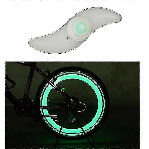 Højkvalitets helt nyt cykelhjul egerlys 3 tilstande LED neon vandtæt cykel