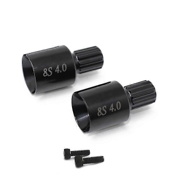 2 kpl Karkaistu teräsmetallinen vetokuppi Diff Cup 7754X yhteensopiva Traxxas X-Maxx XMAXX 1/5 8S RC-auton päivitysosa