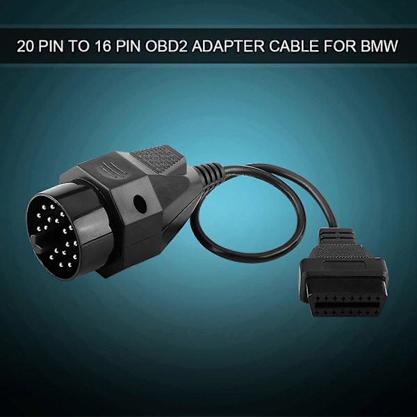 20-pinners til 16-pinners OBD2-adapterkoblingsskannerkabel for E36 E38 E39 E46 E53 X5 Z3