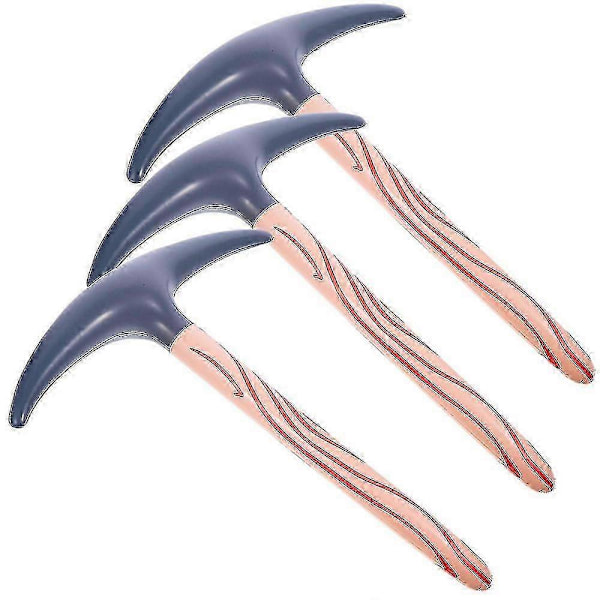 3 stk Oppblåsbar Leke PVC Hakke Leke Oppblåsbar Hakke Oppblåsbar Leke Festfavoritt Oppblåsbar Leke