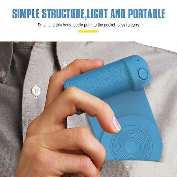 Magnetisk Telefonhållare Selfie-Avtryckargrepp Handtag Trådlös Laddare/iPhone 16/16 Plus/16 Pro/16 Pro