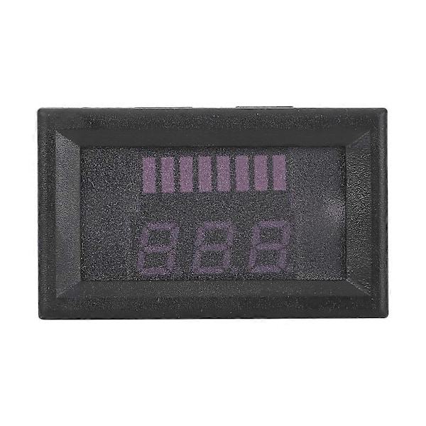 12V Syra Bly Batterier Indikator Batterikapacitet Spänningsmätare Dubbel Display LED-testare Blå