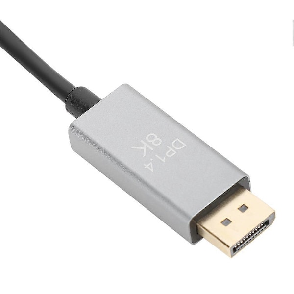 Type C - Displayport 8K 1.4 HD -videokaapeli, ääni- ja videonsynkronointilähtökaapeli MacBookille, 1 metri / 3,28 jalkaa