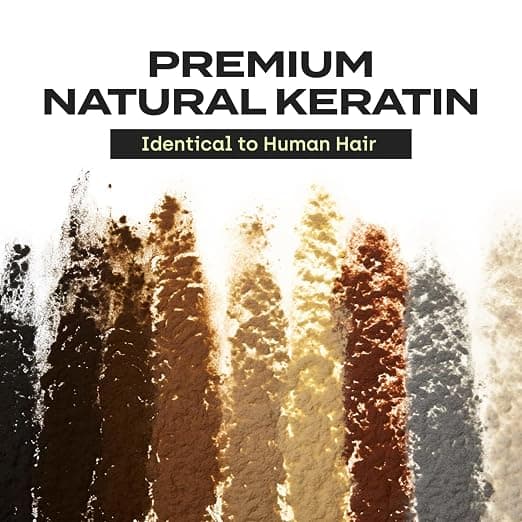 Toppik Medium - 27, Svart, för att täcka håravfall, hårfäste, etc.