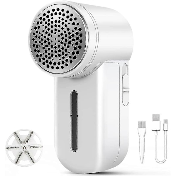 Elektrisk Bærbar Stofshaver og Fnullerfjerner Dobbelt Beskyttelse til Dit Tøj, Boble-fjerner Shaver Fnullershaver med USB-Opladningskabel