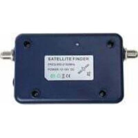Digital satellitfinder/parabolantenne signalfinder med kompas og summer – Sort