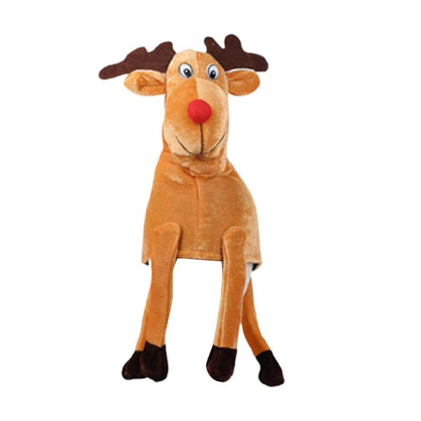 Härlig julhatt Färgglad tecknad hatt Kreativ julfest Dekorativa tillbehör för Elk Hat