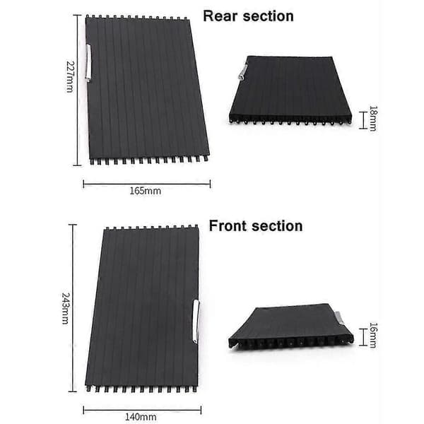Bil Front/bak Seksjon Midtkonsoll Koppholder Rullegardin Deksel For - X5 X6 E70 E71 2007-2014 5
