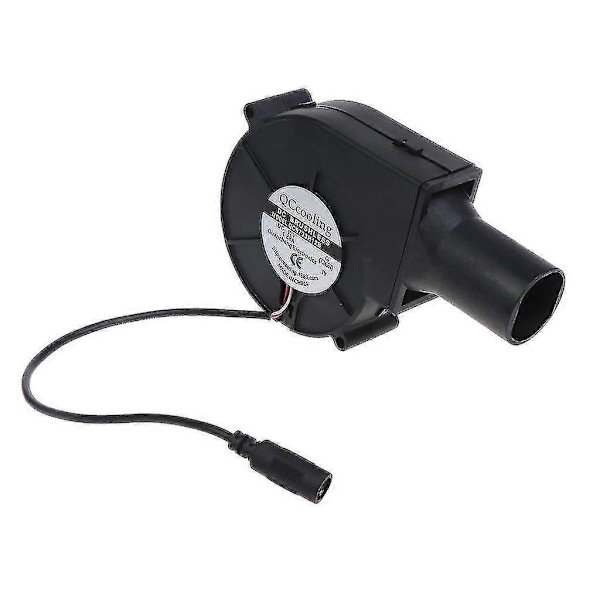BBQ Luftblæser 12V Strømventilator Justerbar Hastighedsregulator BBQ Ventilator EU Stik