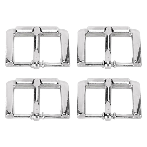 Vyön solki, yksittäinen piikki nahkahihnalle, tuulitakin korvaus DIY-tarvikkeet 20mm Hopea B016161018