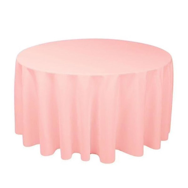 1 stk Polyester Rund Dugg Hvit Svart Rød Blå Gull Solid Dugg For Bryllup Bursdagsfest Borddekke Hjemmedekor