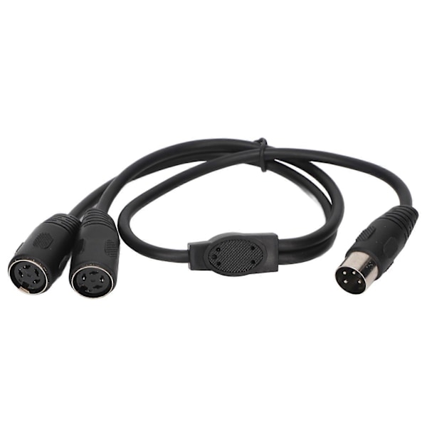DIN 4PIN til 2DIN 4PIN Adapterkabel Profesjonell Hann til Hunn 4 Pin Mini DIN Y Splitter Kabel 0.5m