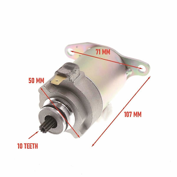 Motorcykel Startmotor för SYM JET 50 EVO MIO 50 Symply 50 31200-A1A-000 31200-AWA-000 SCH0098 Mot