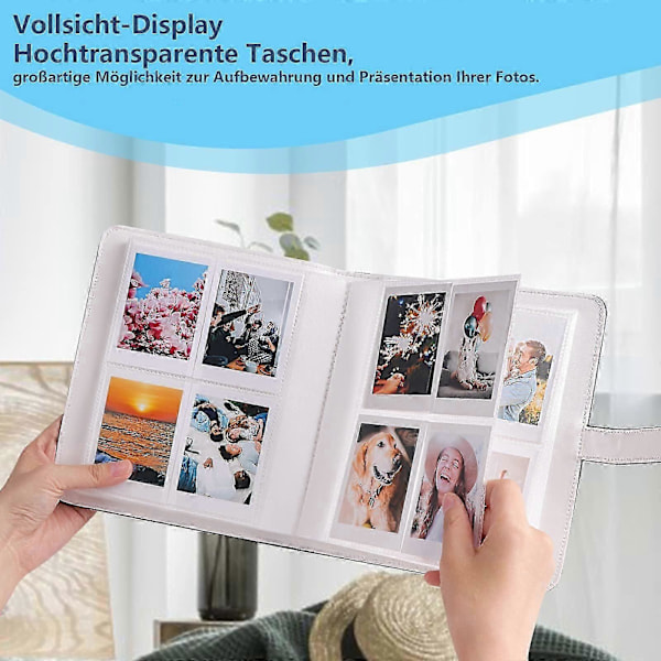 272 taskun valokuva-albumi, yhteensopiva 3 tuuman Instax-filmin kanssa