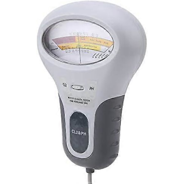 PC-102B CL2 Professionell Klor- och pH-analysator med Sond Vattenkvalitetsanalysator för Pool Spa