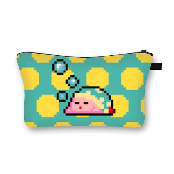 Kirby Cartoon Anime Kosmetisk väska Fyrkantig utomhus multifunktions reseförvaringsväska Kvinnor Toalettartiklar Organizer Flickor Födelsedagspresent Kirby-4
