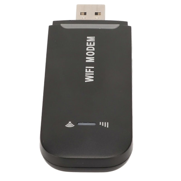 4G WiFi Router Sort Op til 10 Brugere Stabil Nem Forbindelse USB Plug and Play 4G LTE Router til Hotspot Micro SIM-kort Telefon PC