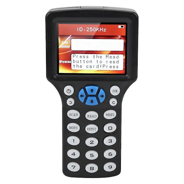 10 Frekvens RFID NFC Smart Card Reader Writer Duplikator+5XCUID Kort/Nøglering 125K 13.56MHz RFID Co