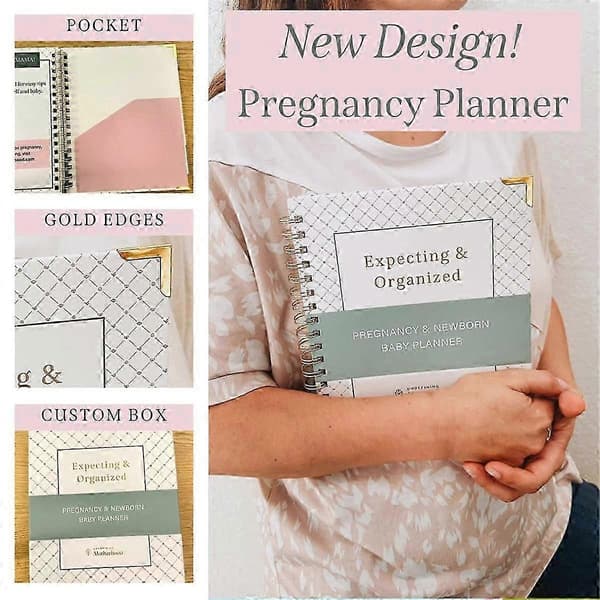 Väntar & Organiserad: Graviditets- & Nyfödd Baby Planner