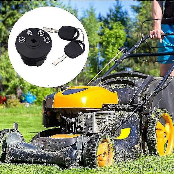 Tändningslås 4-läges med nyckel för åkgräsklippare traktor 193350 532193350