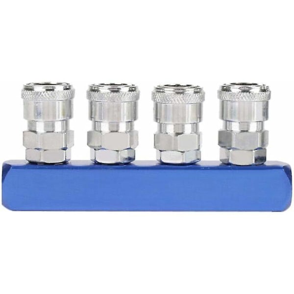 12mm pneumaattinen pikaliitin 2/3/4/5-tie asennus naaraspuolinen kierreliitin pneumaattiseen ja ilmaletkuliitäntään (4-tie)