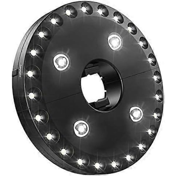 Pation aurinkovarjon valo, johdoton 28 LED-valoa, vedenpitävä, 3 valaistustilaa ja USB-ladattava