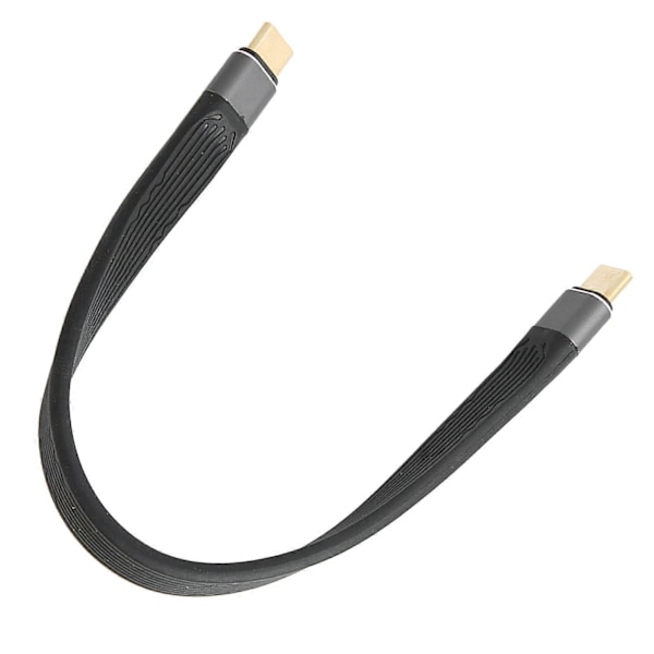 Typ C till Typ C Kabel Hane 10Gbps Dataöverföring PD100W Snabbladdning FPC 4K 60Hz HD Projektionskabel