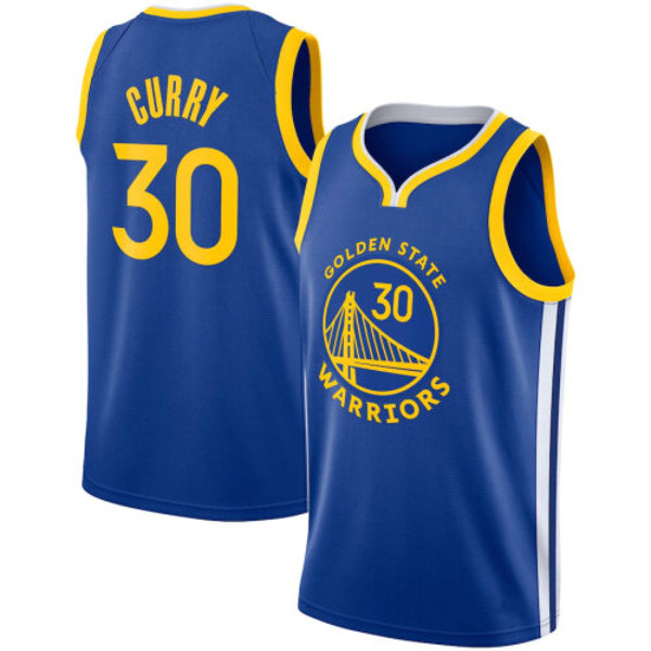 Golden State Warriors Stephen Curry Lös baskettröja sportskjortor XXL