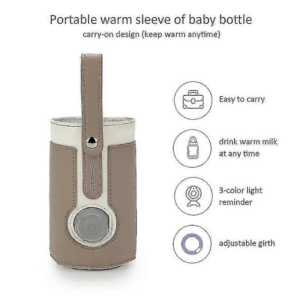 Flaskevarmerpose, Baby Melkevarmer Flaske Oppvarmingsholder For Babypleie