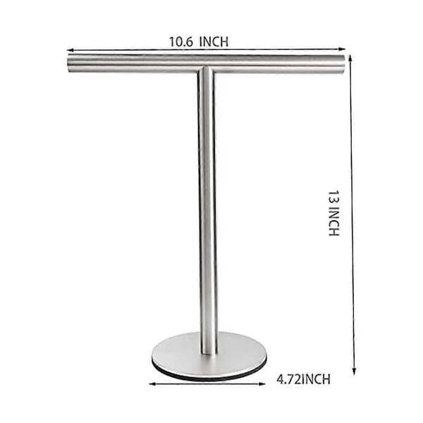Baderom Håndkleholder Stativ, Form Håndkleholder Stativ 304 Rustfritt Stål for Baderom Ki