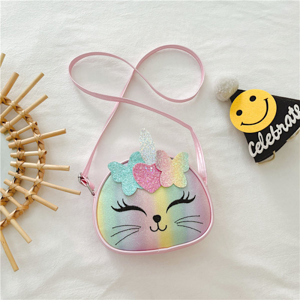Axelväska för barn Söt Rainbow Messenger Bag Cartoon Anime