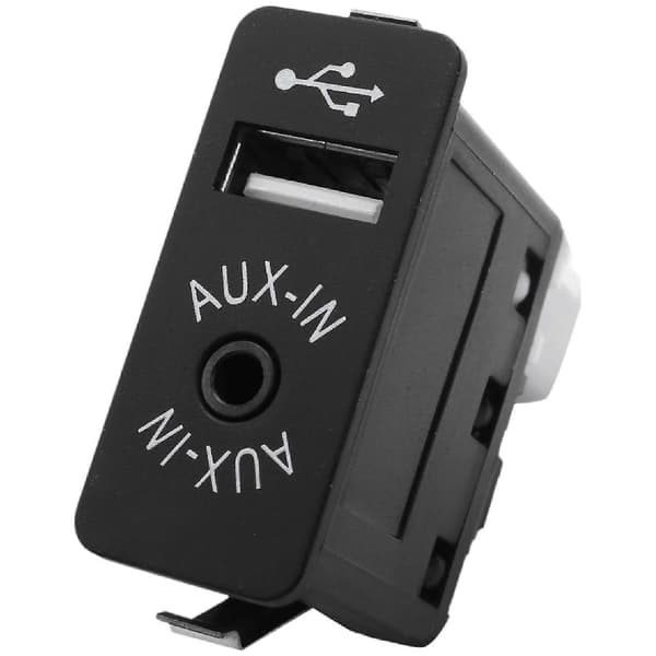 Bil Aux USB-port 12-pinners Bluetooth-grensesnitt Bryterpanel Musikkadapter kompatibel med E39 E53 X5 Z4 E85 E8