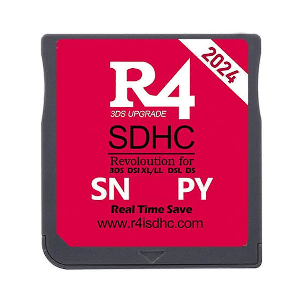 2024 R4 -kortti R4 SDHC -sovitin Flash-kortti 64 Gt 6000-in-1 yhteensopiva DSL XL/LL Secure Digital -muistikortin E-B14 kanssa