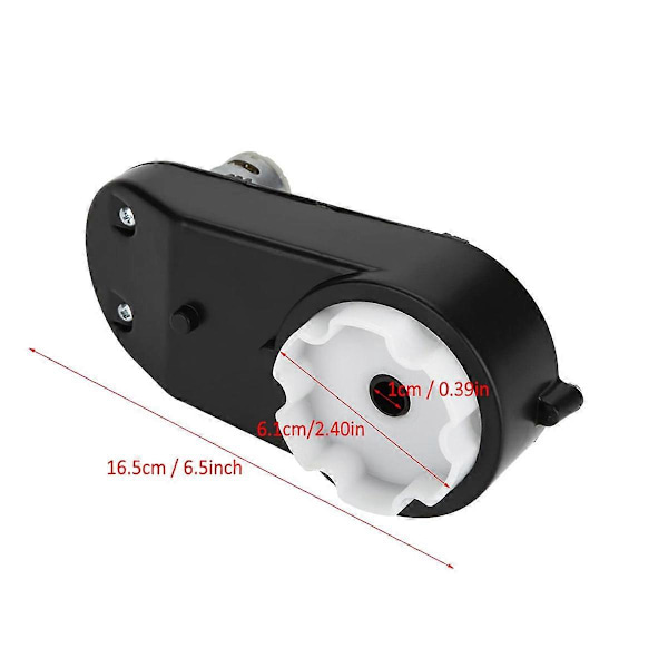 12V 20000RPM Motor med Växellåda för Elbilar, Höghastighets RS390 Motor för El-SUVar