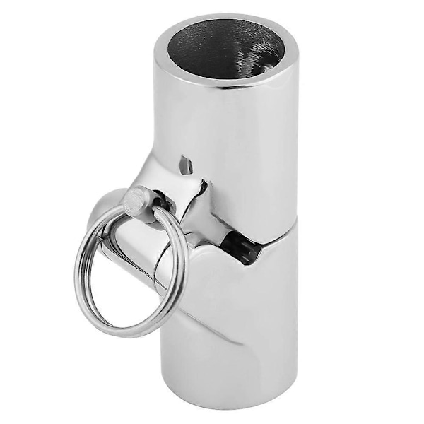 Marine Rustfrit Stål Foldbar Drejelig Koblingsrør Rørforbindelse Båd Hardware Fitting 25mm