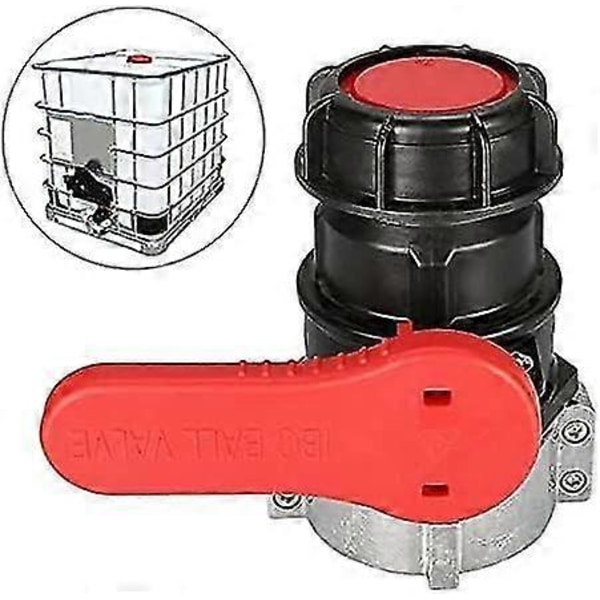 Adapter Kuglehane, Udskiftnings Butt Tap Kuglehane Tank Kuglehane Afløbsadapter, 75 mm