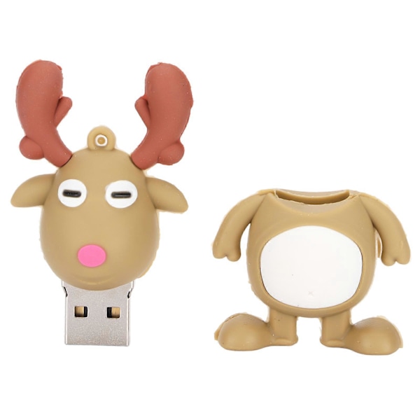 USB Flash Drive Letvægts Bærbar Sikker Pålidelig Udsøgt PVC Jule USB Flash Drive 64G