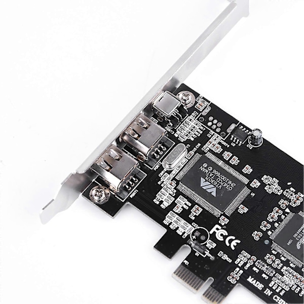 PCI-E PCI Express FireWire 1394a IEEE 1394 Controller Kort med Firewire Kabel