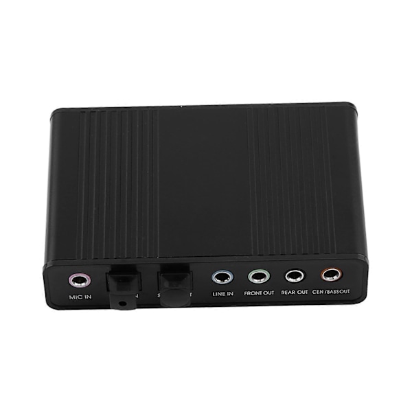 6-kanavainen äänikortti USB ulkoinen digitaalinen optinen SPDIF-äänilähtösovitin PC:lle