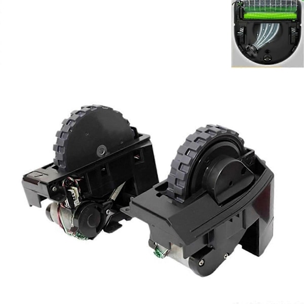 Vänster & Höger Drivhjul Monteringsmodul Kompatibel för Roomba S9 9150S9+ S9 Plus 9550 Robotdammsugare