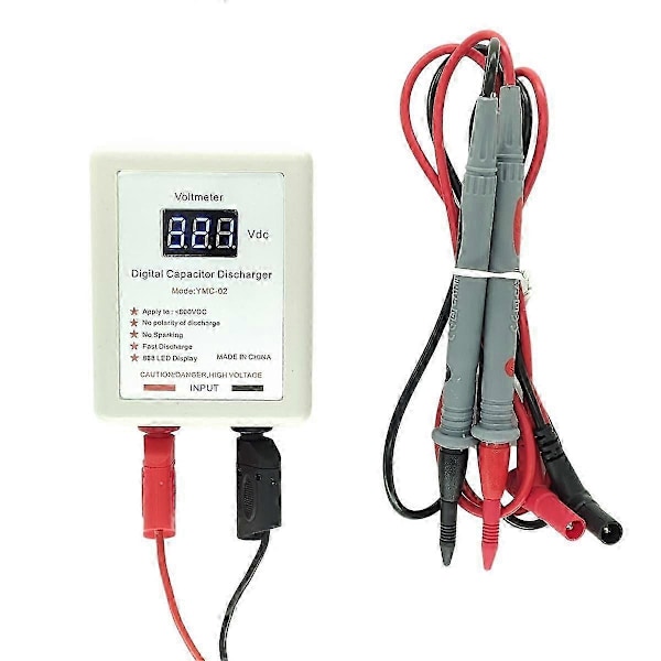 800V Digital Kondensator Snabburladdare Högspänningsurladdningsverktyg kompatibelt med Elektronisk Reparationsdisplay