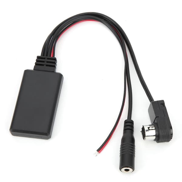 Bluetooth 5.0 AUX Kabel Adapter med Mikrofon Håndfri Passer til Alpine CDA-9857 CDA-9886 CDA-117