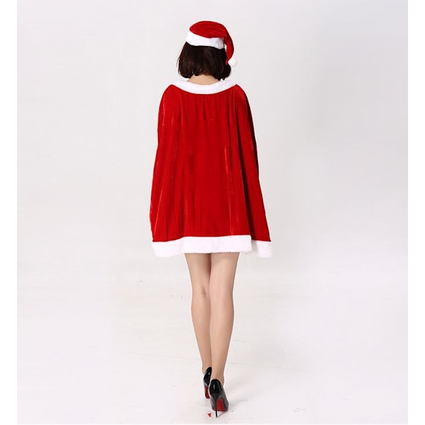 Jultomtekostym Julfest scenkostym red one size