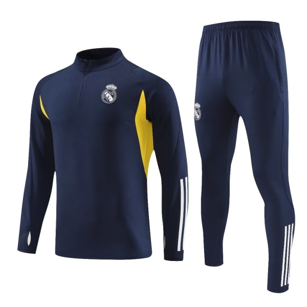 Långärmad fotbollströja herr Real Madrid fotbollsträningskläder Real Madrid XL