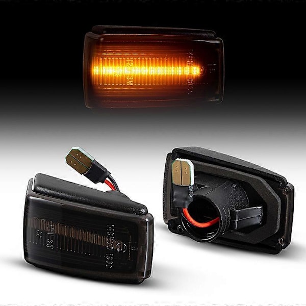 LED dynamiske blinklys til Volvo 240 740 850 940 C70 V70 S40 S70 S90 sort
